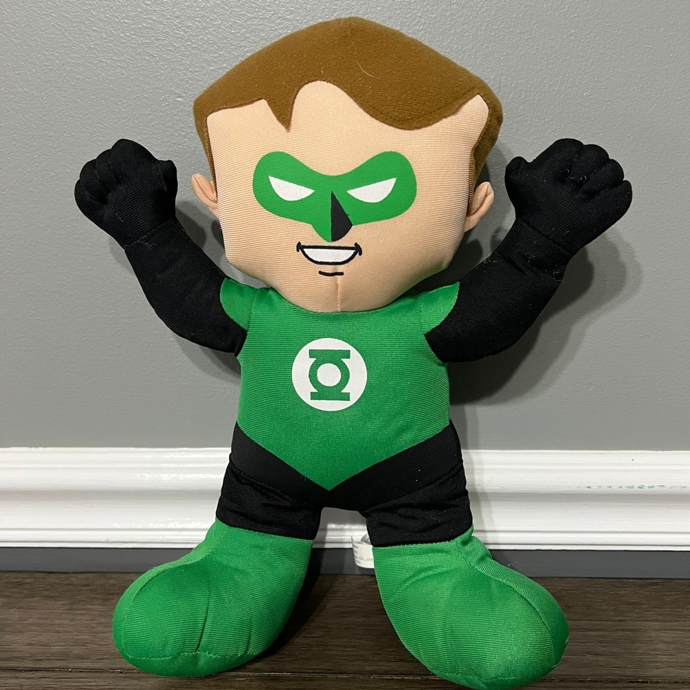 DC Supper Friends Green Lantern‎ Plush 14" Toy Factory Stuffed Character Doll